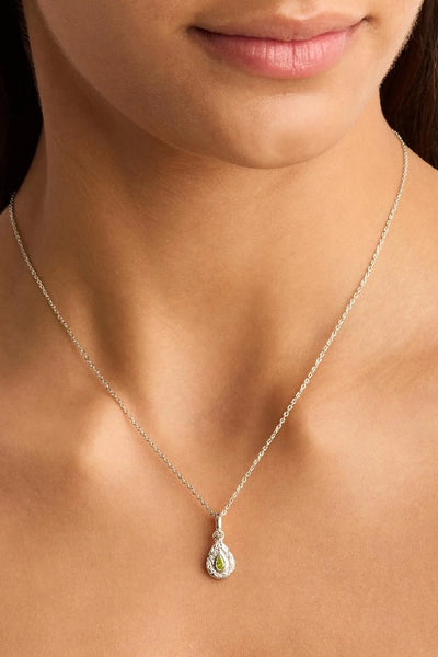 BY CHARLOTTE - WITH LOVE BIRTHSTONE PENDANTS - SILVER - AUGUST