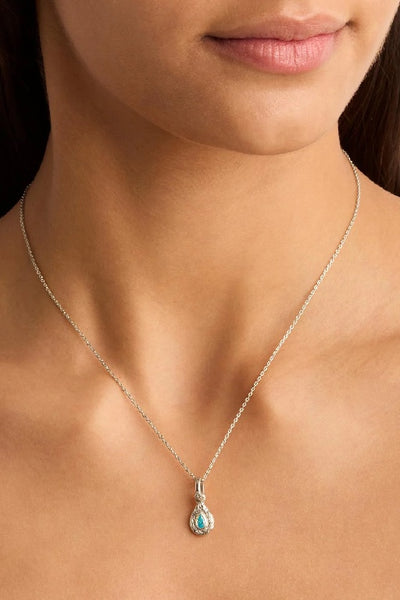 BY CHARLOTTE - WITH LOVE BIRTHSTONE PENDANTS - SILVER - DECEMBER