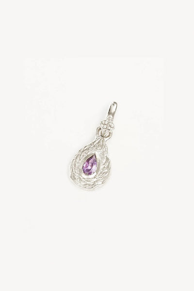 BY CHARLOTTE - WITH LOVE BIRTHSTONE PENDANTS - SILVER - FEBRUARY