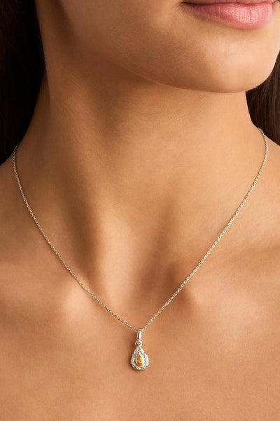 BY CHARLOTTE - WITH LOVE BIRTHSTONE PENDANTS - SILVER - NOVEMBER