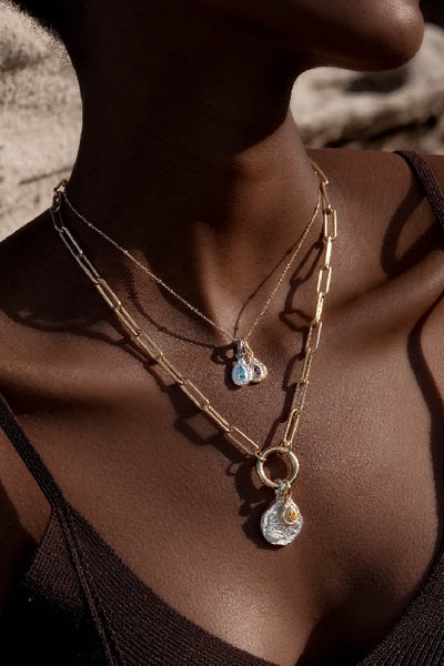 BY CHARLOTTE - WITH LOVE BIRTHSTONE PENDANTS - SILVER - PERTH STOCKIST