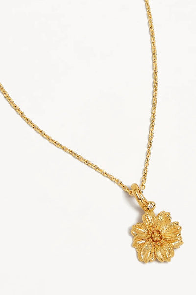 BY CHARLOTTE - BIRTH FLOWER NECKLACE - GOLD