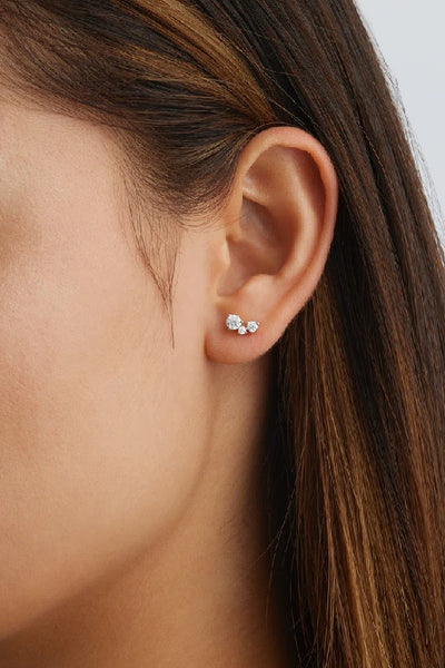 BY CHARLOTTE - WHISPERS OF LOVE STUD EARRINGS