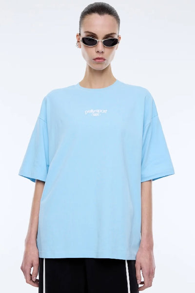ENA PELLY - 1984 TEE - LIGHT BLUE - PERTH BOUTIQUE - AUSTRALIAN BOUTIQUE - WA BOUTIQUE - INTERNATIONAL SHIPPING - USA SHIPPING - PERTH STORES - PERTH STORE - AUSTRALIA - WA - WESTER AUSTRALIA - WOMENS FASHION - FASHION - CLOTHING - WA STOCKIST - PERTH STOCKIST - AUSTRALIAN STOCKIST - STOCKIST