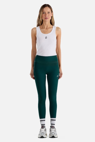 ENA PELLY - ATHLEISURE RIB LEGGING - JADE