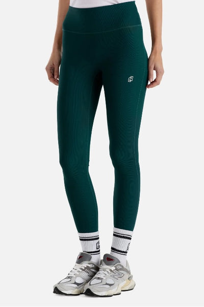 ENA PELLY - ATHLEISURE RIB LEGGING - JADE