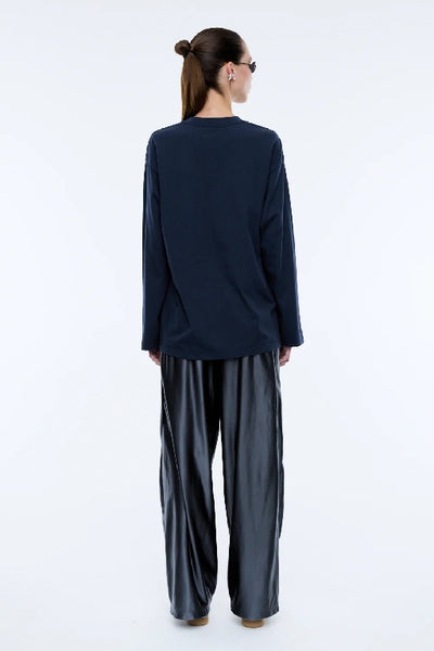 ENA PELLY - LONG SLEEVE PELLY TEE - INK - PERTH STOCKIST - AUSTRALIAN STOCKIST - WA STOCKIST - AUSTRALIA STOCKIST - AUS STOCKIST - PERTH BOUTIQUE - WA BOUTIQUE - AUS BOUTIQUE - AUSTRALIA BOUTIQUE