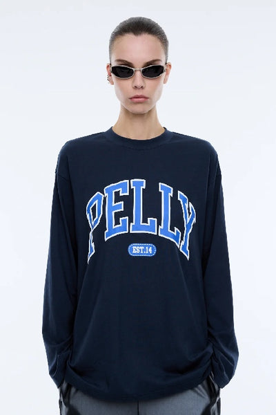 ENA PELLY - LONG SLEEVE PELLY TEE - INK - PERTH STOCKIST - AUSTRALIAN STOCKIST - WA STOCKIST - AUSTRALIA STOCKIST - AUS STOCKIST - PERTH BOUTIQUE - WA BOUTIQUE - AUS BOUTIQUE - AUSTRALIA BOUTIQUE