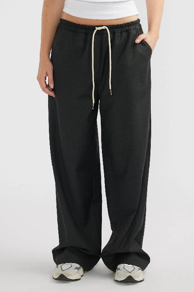 ENA PELLY - MILLA RELAXED TROUSER - BLACK MARLE - PERTH STOCKIST - AUSTRALIAN STOCKIST - WA STOCKIST - AUSTRALIA STOCKIST - AUS STOCKIST - PERTH BOUTIQUE - WA BOUTIQUE - AUS BOUTIQUE - AUSTRALIA BOUTIQUE