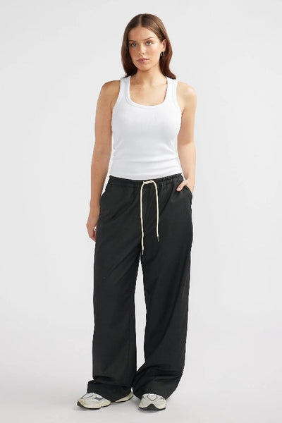 ENA PELLY - MILLA RELAXED TROUSER - BLACK MARLE - PERTH STOCKIST - AUSTRALIAN STOCKIST - WA STOCKIST - AUSTRALIA STOCKIST - AUS STOCKIST - PERTH BOUTIQUE - WA BOUTIQUE - AUS BOUTIQUE - AUSTRALIA BOUTIQUE