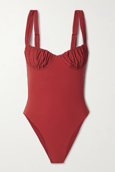 FAITHFULL THE BRAND - FRIDA ONE PIECE - GARNET