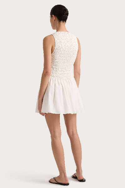 FAITHFULL THE BRAND - NOA MINI DRESS - WHITE