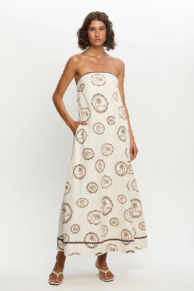 KIVARI - CIAO STRAPLESS MAXI DRESS - PERTH STOCKIST - AUSTRALIAN STOCKIST - WA STOCKIST - AUSTRALIA STOCKIST - AUS STOCKIST - PERTH BOUTIQUE - WA BOUTIQUE - AUS BOUTIQUE - AUSTRALIA BOUTIQUE