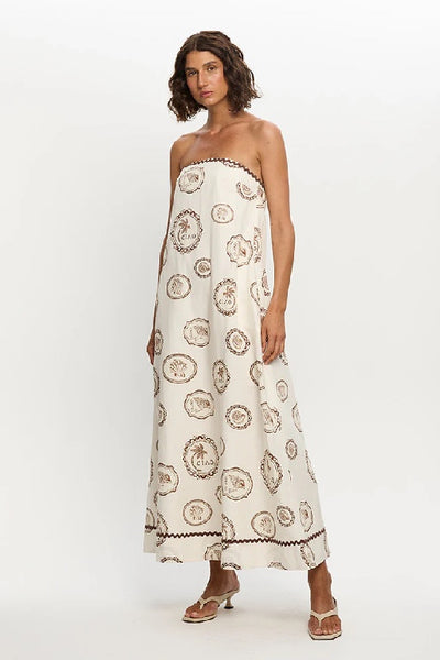 KIVARI - CIAO STRAPLESS MAXI DRESS - PERTH STOCKIST - AUSTRALIAN STOCKIST - WA STOCKIST - AUSTRALIA STOCKIST - AUS STOCKIST - PERTH BOUTIQUE - WA BOUTIQUE - AUS BOUTIQUE - AUSTRALIA BOUTIQUE