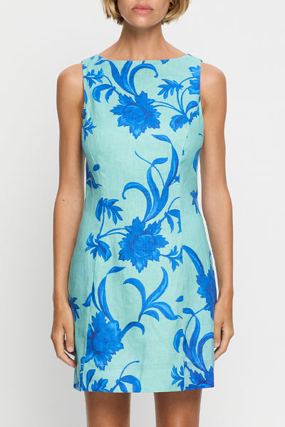 KIVARI - JUNIPER MINI DRESS - COBALT BLUE GREEN - PERTH BOUTIQUE - AUSTRALIAN BOUTIQUE - WA BOUTIQUE - INTERNATIONAL SHIPPING - USA SHIPPING - PERTH STORES - PERTH STORE - AUSTRALIA - WA - WESTER AUSTRALIA - WOMENS FASHION - FASHION - CLOTHING - WA STOCKIST - PERTH STOCKIST - AUSTRALIAN STOCKIST - STOCKIST