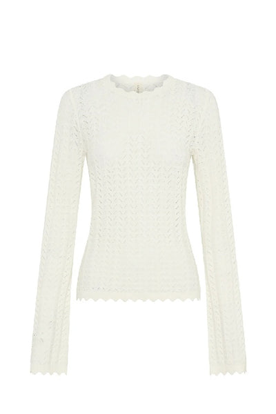 KIVARI - LOGAN KNIT TOP - CREAM - PERTH STOCKIST - AUSTRALIAN STOCKIST - WA STOCKIST - AUSTRALIA STOCKIST - AUS STOCKIST - PERTH BOUTIQUE - WA BOUTIQUE - AUS BOUTIQUE - AUSTRALIA BOUTIQUE