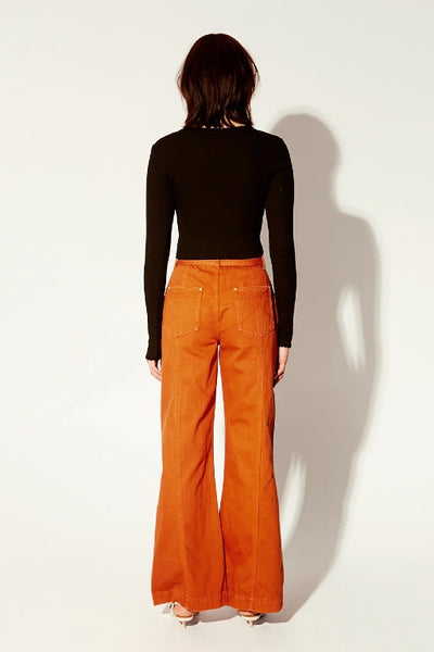 KIVARI - TALLULAH CROP TOP - BLACK