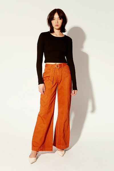 KIVARI - TALLULAH CROP TOP - BLACK