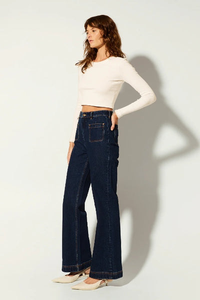 KIVARI - TALLULAH CROP TOP - IVORY