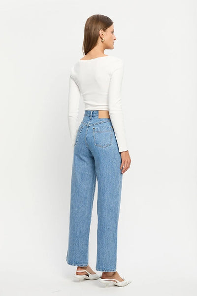 KIVARI - TALLULAH V-NECK TOP - IVORY - PERTH STOCKIST - AUSTRALIAN STOCKIST - WA STOCKIST - AUSTRALIA STOCKIST - AUS STOCKIST - PERTH BOUTIQUE - WA BOUTIQUE - AUS BOUTIQUE - AUSTRALIA BOUTIQUE