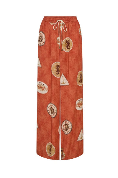 KIVARI - VACANZA PANT - RED - PERTH BOUTIQUE - AUSTRALIAN BOUTIQUE - WA BOUTIQUE - INTERNATIONAL SHIPPING - USA SHIPPING - PERTH STORES - PERTH STORE - AUSTRALIA - WA - WESTER AUSTRALIA - WOMENS FASHION - FASHION - CLOTHING - WA STOCKIST - PERTH STOCKIST - AUSTRALIAN STOCKIST - STOCKIST