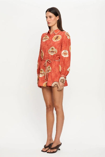 KIVARI - VACANZA PLAYSUIT - RED - PERTH BOUTIQUE - AUSTRALIAN BOUTIQUE - WA BOUTIQUE - INTERNATIONAL SHIPPING - USA SHIPPING - PERTH STORES - PERTH STORE - AUSTRALIA - WA - WESTER AUSTRALIA - WOMENS FASHION - FASHION - CLOTHING - WA STOCKIST - PERTH STOCKIST - AUSTRALIAN STOCKIST - STOCKIST