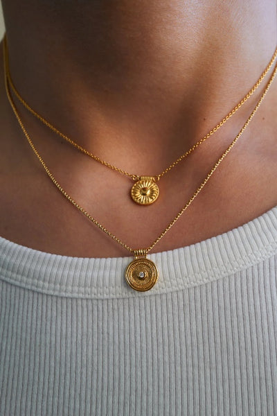 TEMPLE OF THE SUN - CAPELLA COIN NECKLACE - GOLD - PERTH STOCKIST - AUSTRALIAN STOCKIST - WA STOCKIST - AUSTRALIA STOCKIST - AUS STOCKIST - PERTH BOUTIQUE - WA BOUTIQUE - AUS BOUTIQUE - AUSTRALIA BOUTIQUE