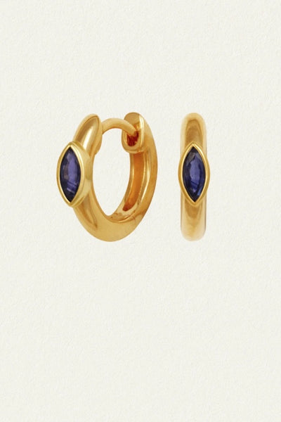 TEMPLE OF THE SUN - CHRYSALIS EARRINGS SAPPHIRE - PERTH STOCKIST