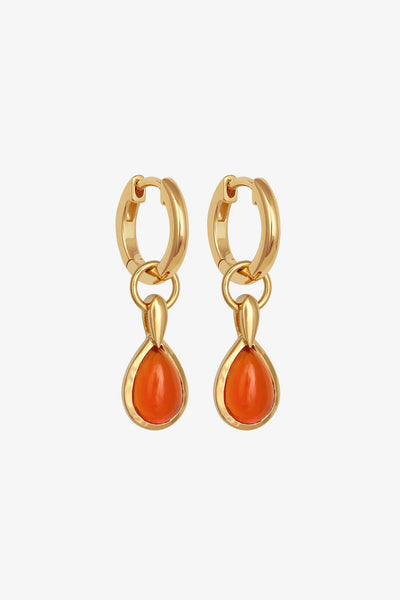 TEMPLE OF THE SUN -  MIRREN EARRINGS - CARNELIAN - PERTH BOUTIQUE - AUSTRALIAN BOUTIQUE - WA BOUTIQUE - INTERNATIONAL SHIPPING - USA SHIPPING - PERTH STORES - PERTH STORE - AUSTRALIA - WA - WESTER AUSTRALIA - WOMENS FASHION - FASHION - CLOTHING - WA STOCKIST - PERTH STOCKIST - AUSTRALIAN STOCKIST - STOCKIST