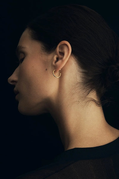 TEMPLE OF THE SUN - MOLTEN HOOP EARRINGS - PERTH STOCKIST