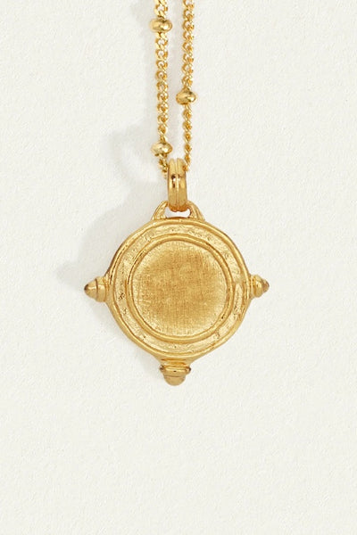 TEMPLE OF THE SUN - PETRA COIN NECKLACE - GOLD