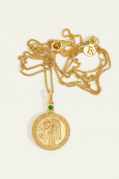 TEMPLE OF THE SUN - SERAFINA COIN NECKLACE - GOLD - PERTH STOCKIST