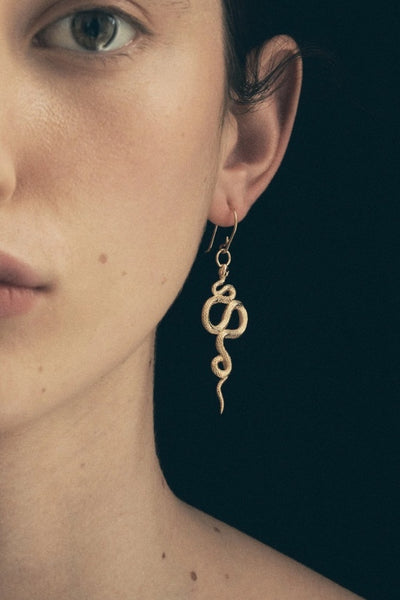 TEMPLE OF THE SUN - SNAKE EARRINGS