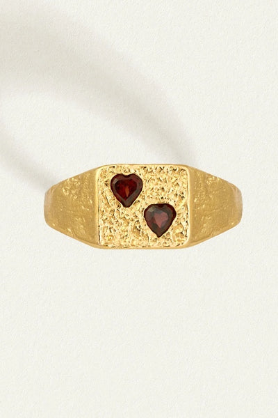 TEMPLE OF THE SUN - VENUS SIGNET RING - GOLD  - PERTH STOCKIST - AUSTRALIAN STOCKIST - WA STOCKIST - AUSTRALIA STOCKIST - AUS STOCKIST - PERTH BOUTIQUE - WA BOUTIQUE - AUS BOUTIQUE - AUSTRALIA BOUTIQUE