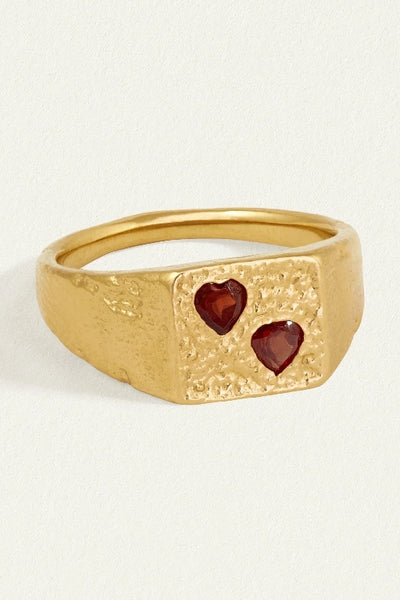 TEMPLE OF THE SUN - VENUS SIGNET RING - GOLD  - PERTH STOCKIST - AUSTRALIAN STOCKIST - WA STOCKIST - AUSTRALIA STOCKIST - AUS STOCKIST - PERTH BOUTIQUE - WA BOUTIQUE - AUS BOUTIQUE - AUSTRALIA BOUTIQUE