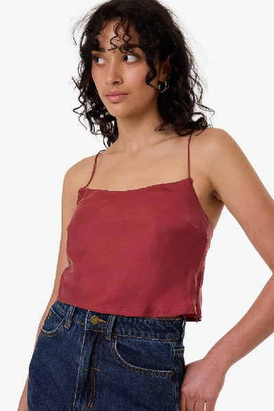 THRILLS - BLAIR CAMISOLE - CABERNET - PERTH STOCKIST - AUSTRALIAN STOCKIST - WA STOCKIST - AUSTRALIA STOCKIST - AUS STOCKIST - PERTH BOUTIQUE - WA BOUTIQUE - AUS BOUTIQUE - AUSTRALIA BOUTIQUE