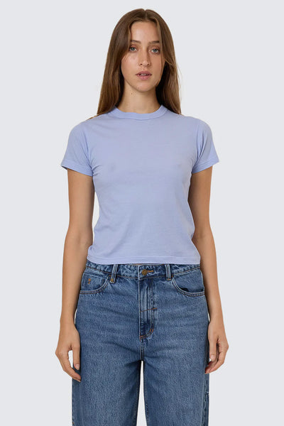 THRILLS - BOY TEE - CORNFLOWER BLUE - PERTH BOUTIQUE - AUSTRALIAN BOUTIQUE - WA BOUTIQUE - INTERNATIONAL SHIPPING - USA SHIPPING - PERTH STORES - PERTH STORE - AUSTRALIA - WA - WESTER AUSTRALIA - WOMENS FASHION - FASHION - CLOTHING - WA STOCKIST - PERTH STOCKIST - AUSTRALIAN STOCKIST - STOCKIST