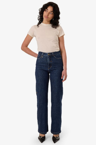 THRILLS - CHERRY HIGH RISE STRETCH JEAN - RINSED INK - PERTH STOCKIST - AUSTRALIAN STOCKIST - WA STOCKIST - AUSTRALIA STOCKIST - AUS STOCKIST - PERTH BOUTIQUE - WA BOUTIQUE - AUS BOUTIQUE - AUSTRALIA BOUTIQUE