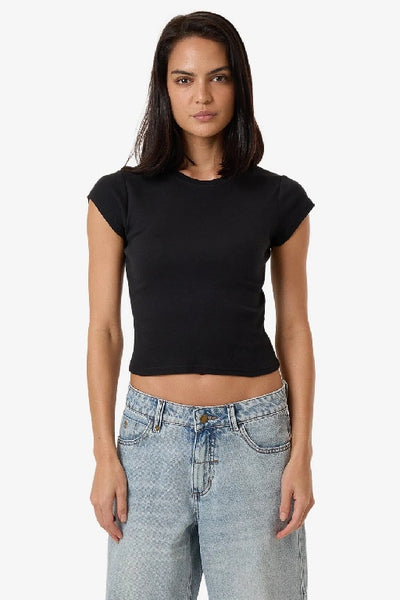 THRILLS - FUNDAMENTAL CLUB TEE - WASHED BLACK - PERTH STOCKIST