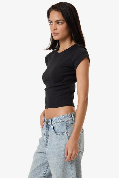 THRILLS - FUNDAMENTAL CLUB TEE - WASHED BLACK