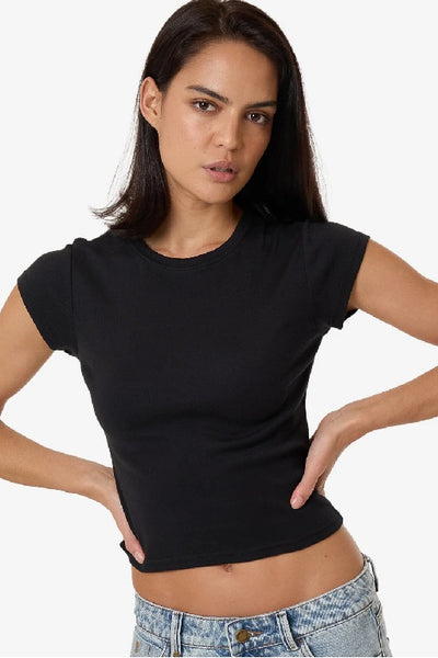 THRILLS - FUNDAMENTAL CLUB TEE - WASHED BLACK