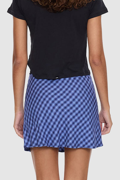 THRILLS - HIGH SPEED CHECK MINI SKIRT - GUARDIAN NAVY - PERTH BOUTIQUE - AUSTRALIAN BOUTIQUE - WA BOUTIQUE - INTERNATIONAL SHIPPING - USA SHIPPING - PERTH STORES - PERTH STORE - AUSTRALIA - WA - WESTER AUSTRALIA - WOMENS FASHION - FASHION - CLOTHING - WA STOCKIST - PERTH STOCKIST - AUSTRALIAN STOCKIST - STOCKIST
