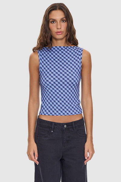 THRILLS - HIGH SPEED CHECK TANK - GUARDIAN NAVY - PERTH BOUTIQUE - AUSTRALIAN BOUTIQUE - WA BOUTIQUE - INTERNATIONAL SHIPPING - USA SHIPPING - PERTH STORES - PERTH STORE - AUSTRALIA - WA - WESTER AUSTRALIA - WOMENS FASHION - FASHION - CLOTHING - WA STOCKIST - PERTH STOCKIST - AUSTRALIAN STOCKIST - STOCKIST