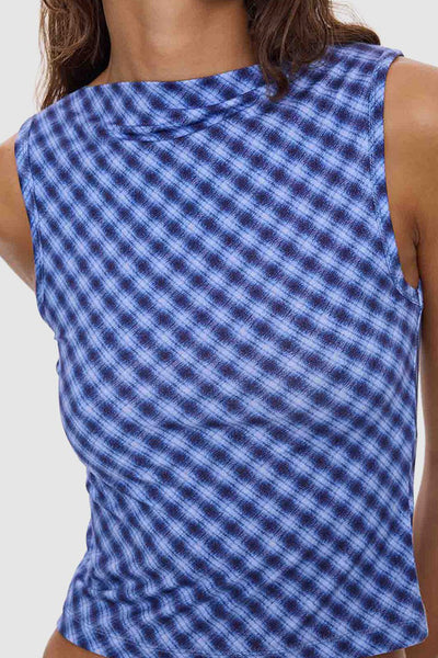 THRILLS - HIGH SPEED CHECK TANK - GUARDIAN NAVY - PERTH BOUTIQUE - AUSTRALIAN BOUTIQUE - WA BOUTIQUE - INTERNATIONAL SHIPPING - USA SHIPPING - PERTH STORES - PERTH STORE - AUSTRALIA - WA - WESTER AUSTRALIA - WOMENS FASHION - FASHION - CLOTHING - WA STOCKIST - PERTH STOCKIST - AUSTRALIAN STOCKIST - STOCKIST