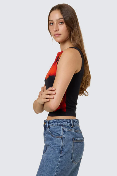 THRILLS - LUCKY FOR YOU TANK - BLACK - PERTH BOUTIQUE - AUSTRALIAN BOUTIQUE - WA BOUTIQUE - INTERNATIONAL SHIPPING - USA SHIPPING - PERTH STORES - PERTH STORE - AUSTRALIA - WA - WESTER AUSTRALIA - WOMENS FASHION - FASHION - CLOTHING - WA STOCKIST - PERTH STOCKIST - AUSTRALIAN STOCKIST - STOCKIST