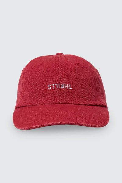 THRILLS - MINIMAL THRILLS 6 PANEL CAP - REDWOOD - PERTH BOUTIQUE - AUSTRALIAN BOUTIQUE - WA BOUTIQUE - INTERNATIONAL SHIPPING - USA SHIPPING - PERTH STORES - PERTH STORE - AUSTRALIA - WA - WESTER AUSTRALIA - WOMENS FASHION - FASHION - CLOTHING - WA STOCKIST - PERTH STOCKIST - AUSTRALIAN STOCKIST - STOCKIST
