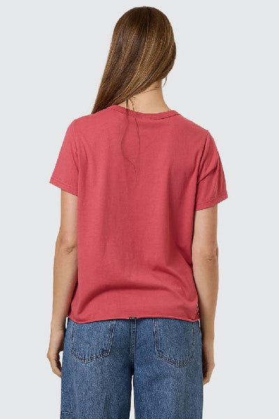 THRILLS - MINIMAL THRILLS RELAXED TEE - REDWOOD - PERTH BOUTIQUE - AUSTRALIAN BOUTIQUE - WA BOUTIQUE - INTERNATIONAL SHIPPING - USA SHIPPING - PERTH STORES - PERTH STORE - AUSTRALIA - WA - WESTER AUSTRALIA - WOMENS FASHION - FASHION - CLOTHING - WA STOCKIST - PERTH STOCKIST - AUSTRALIAN STOCKIST - STOCKIST