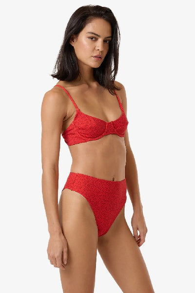 THRILLS - ZINNIA UNDERWIRE BIKINI TOP - FLAME RED - PERTH - STOCKIST