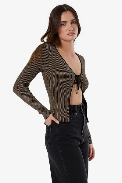 THRILLS - NATURAL CAUSES REVERSIBLE KNIT TOP - CLOVE - PERTH STOCKIST - AUSTRALIAN STOCKIST - WA STOCKIST - AUSTRALIA STOCKIST - AUS STOCKIST - PERTH BOUTIQUE - WA BOUTIQUE - AUS BOUTIQUE - AUSTRALIA BOUTIQUE - INTERNATIONAL SHIPPING - TARRIF