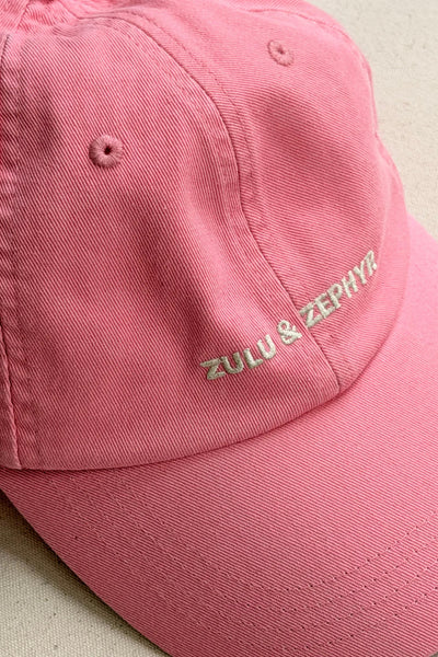 ZULU & ZEPHYR - CANVAS CAP - PINK - PERTH BOUTIQUE - AUSTRALIAN BOUTIQUE - WA BOUTIQUE - INTERNATIONAL SHIPPING - USA SHIPPING - PERTH STORES - PERTH STORE - AUSTRALIA - WA - WESTER AUSTRALIA - WOMENS FASHION - FASHION - CLOTHING - WA STOCKIST - PERTH STOCKIST - AUSTRALIAN STOCKIST - STOCKIST